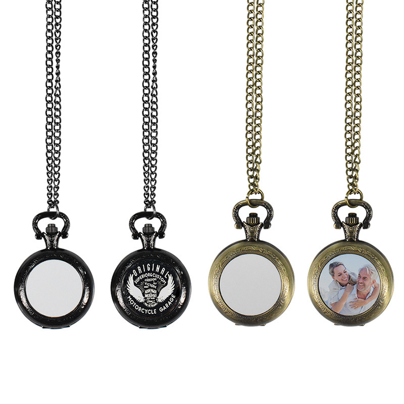 Fashion Women Watches - Custom Vintage Metal Pocket Watch Pendant