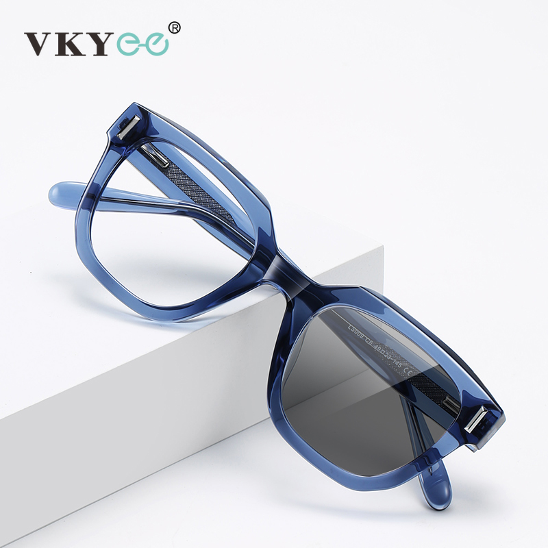 Women'S Fashion Eyeglass Frames - VKYEE Fashion Color Large Frame Women's