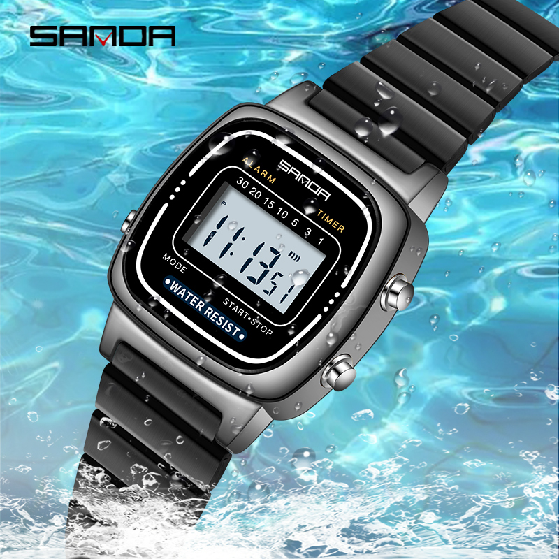 SANDA 6053 Electronic Watch Fa - огляд і ціна Women Fashion Zone