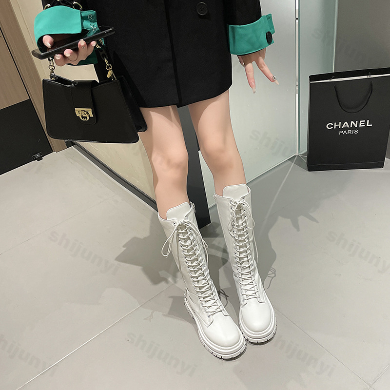 Women Knight's Boots Platform  - огляд і ціна Women'S Fashion Leather Boots
