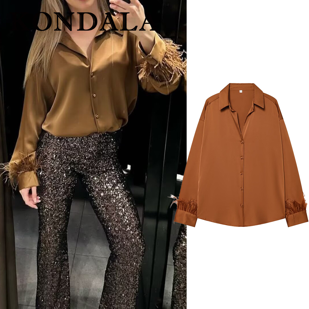 KONDALA Vintage Solid Orange T - огляд і ціна Women'S Fashion Trends Fall 2025