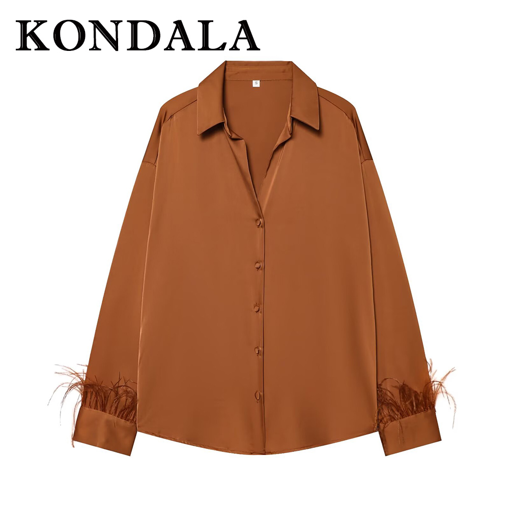 KONDALA Vintage Solid Orange T - огляд і ціна Women'S Fashion Trends Fall 2025