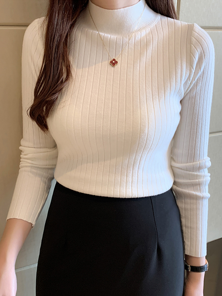 2026 New Autumn Winter Knitted - огляд і ціна Ribbed Knit Sweater