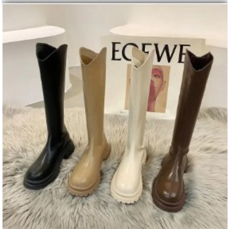 Retro Bare Colored Boots Women - огляд і ціна Women'S Fashion Leather Boots