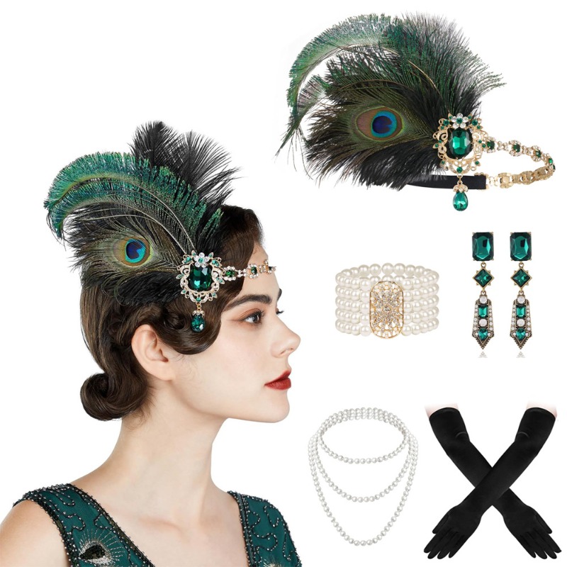Flapper Accessories Set 1920s  - огляд і ціна Women'S Fashion Roaring 20S