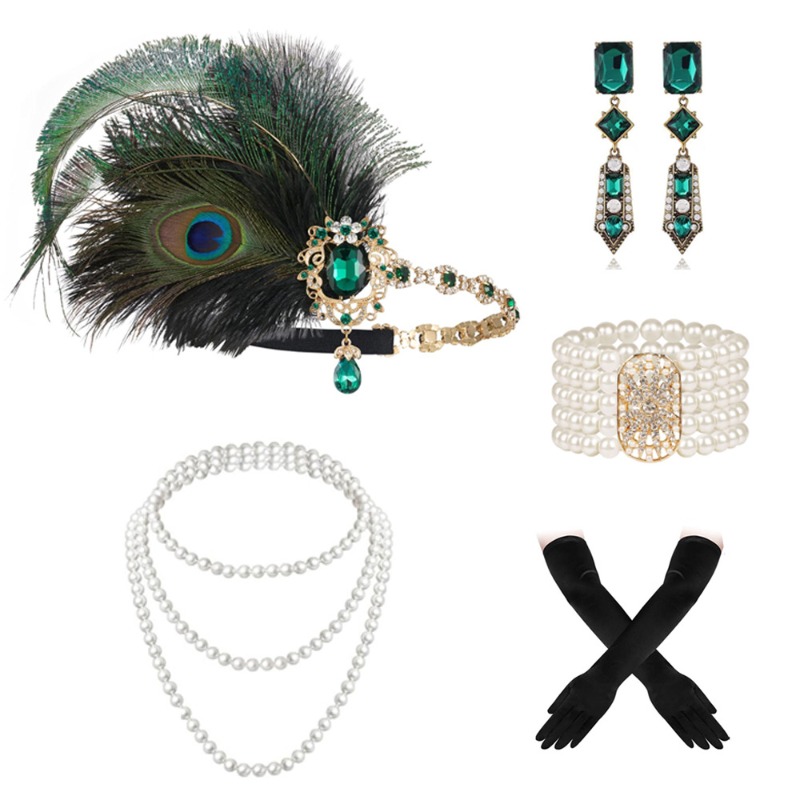 Flapper Accessories Set 1920s  - огляд і ціна Women'S Fashion Roaring 20S