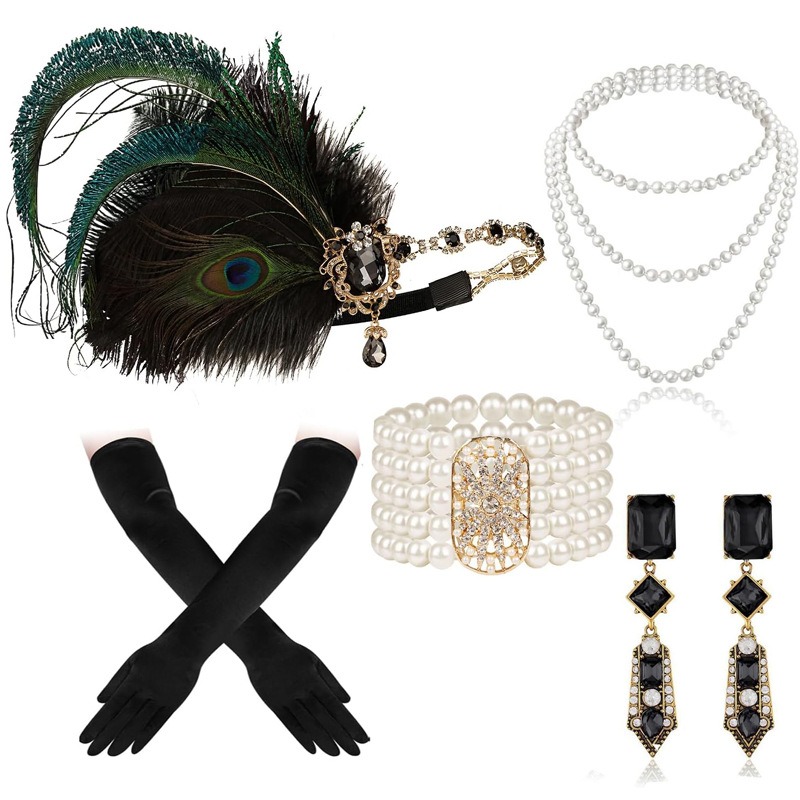 Flapper Accessories Set 1920s  - огляд і ціна Women'S Fashion Roaring 20S