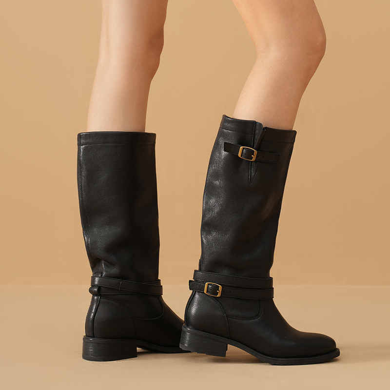 BEAUTODAY Long Boots Women She - огляд і ціна Women'S Fashion Leather Boots
