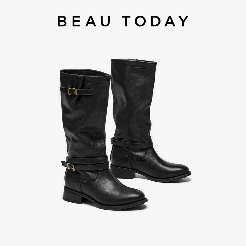 BEAUTODAY Long Boots Women She - огляд і ціна Women'S Fashion Leather Boots