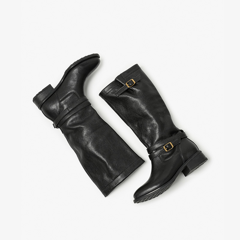 BEAUTODAY Long Boots Women She - огляд і ціна Women'S Fashion Leather Boots