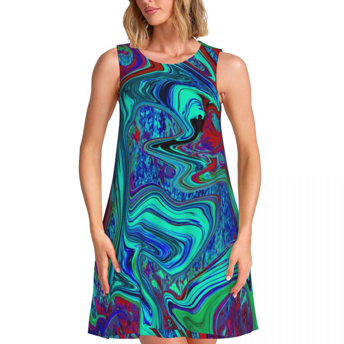 Retro 60s Ar Dress Groovy Abst - огляд і ціна Women'S Fashion In The 60S