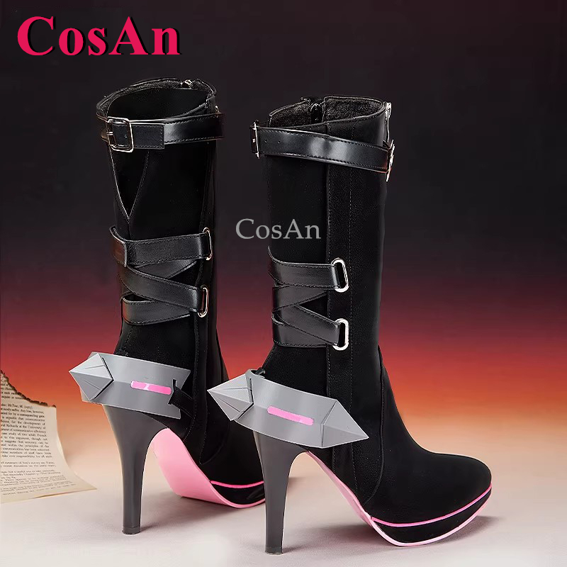 CosAn Game Arknights: Endfield - огляд і ціна Women'S Fashion Leather Boots