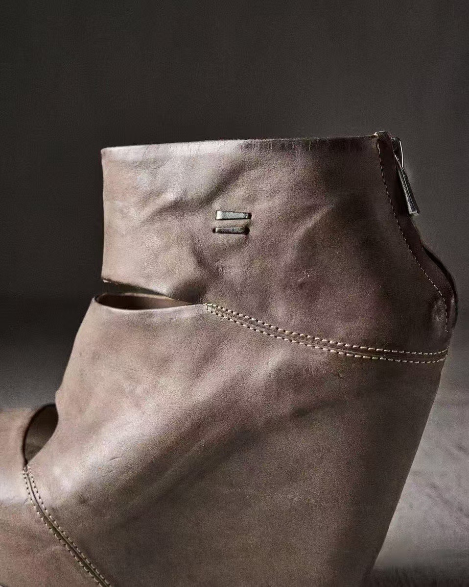 Summer New Women's Vintage Gre - огляд і ціна Women'S Fashion Leather Boots