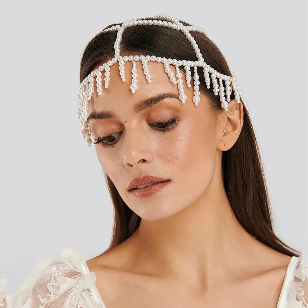 Fashion Pearl Fringe Headpiece - огляд і ціна Women'S Fashion Roaring 20S