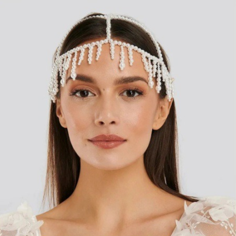 Fashion Pearl Fringe Headpiece - огляд і ціна Women'S Fashion Roaring 20S
