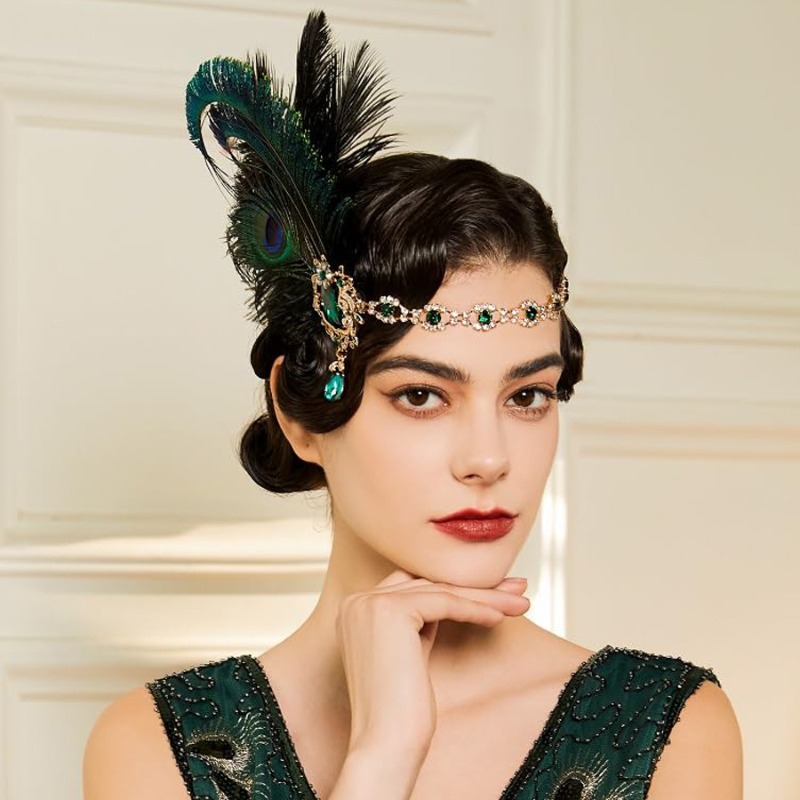 1920s Flapper Peacock Feather  - огляд і ціна Women'S Fashion Roaring 20S