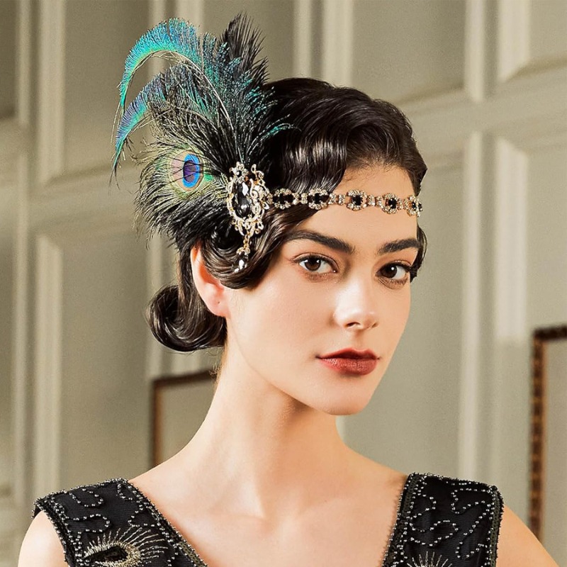 1920s Flapper Peacock Feather  - огляд і ціна Women'S Fashion Roaring 20S