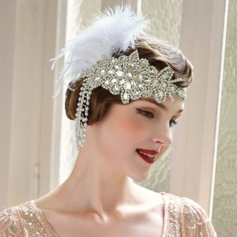 Vintage 1920s Flapper Headband - огляд і ціна Women'S Fashion Roaring 20S