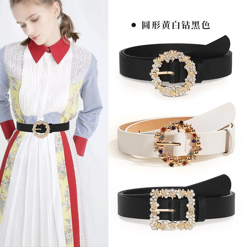 Rhinestone Buckle Belt Western - огляд і ціна Women'S Fashion Trends Fall 2025
