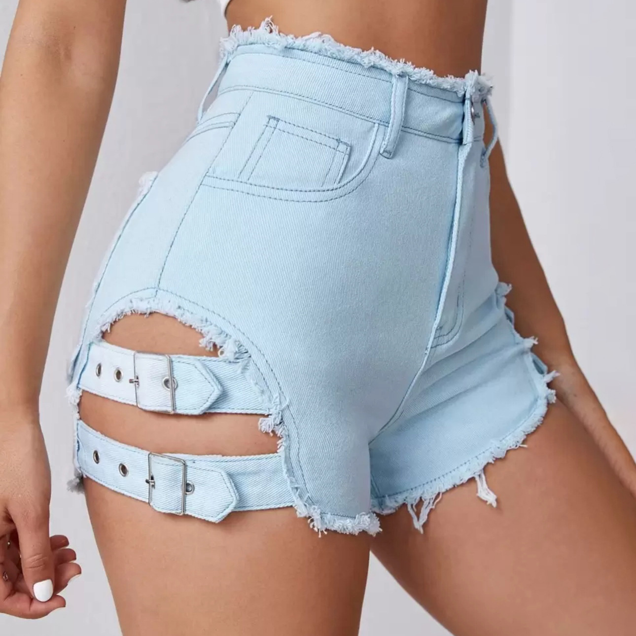 Women High Waist Denim Shorts  - огляд і ціна Women'S Fashion Trousers