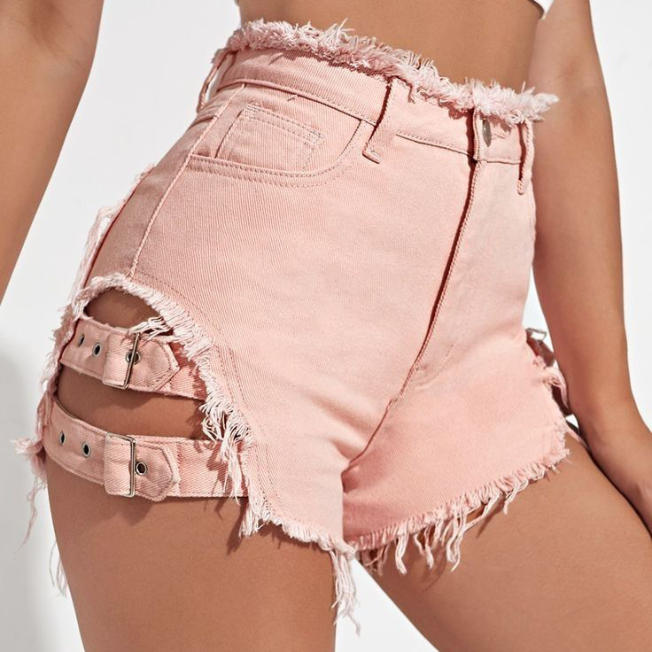 Women High Waist Denim Shorts  - огляд і ціна Women'S Fashion Trousers