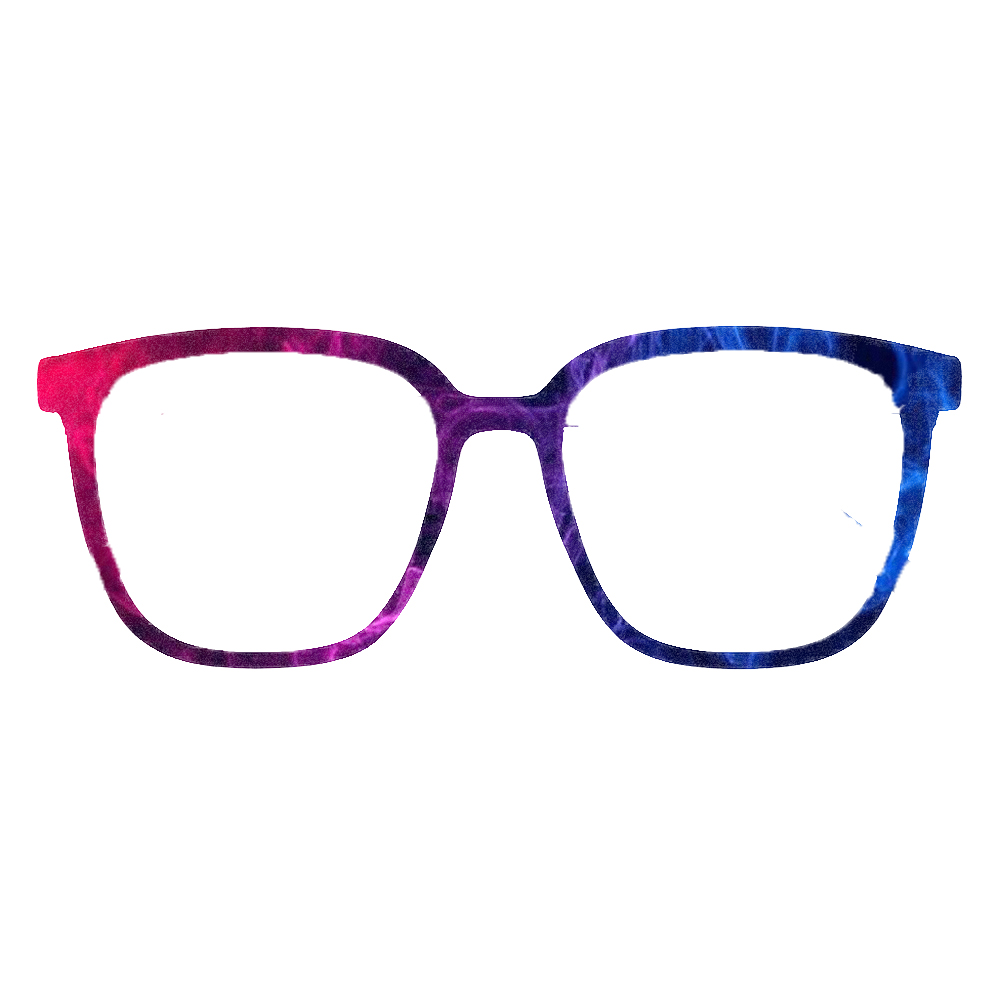 Neon Smoke Flame Pattern Squar - огляд і ціна Women'S Fashion Eyeglass Frames
