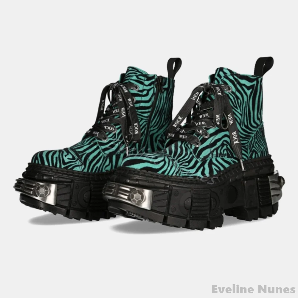 Retro Contrast Color Leopard P - огляд і ціна Women'S Fashion Leather Boots