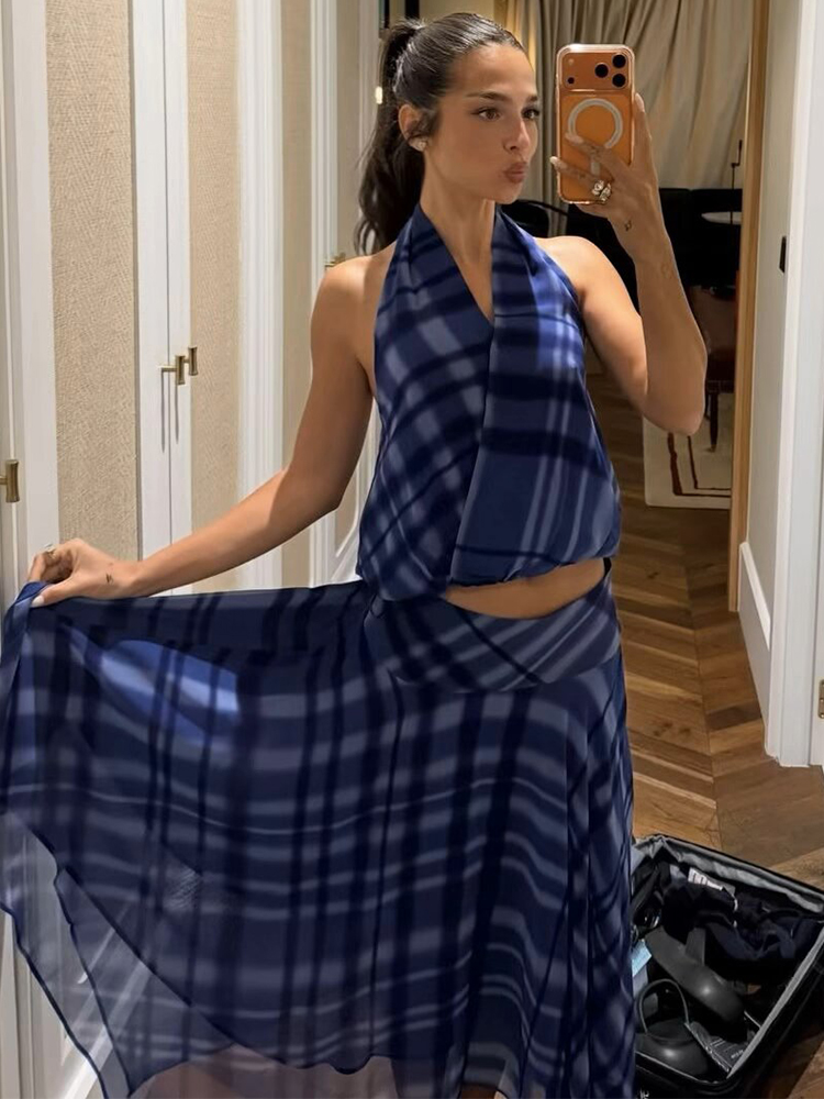 TFMLN Fashion Midi Skirt 2 Pie - огляд і ціна Asymmetric Top Women