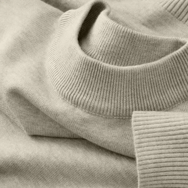 Autumn New Men's Casual Mock T - огляд і ціна Ribbed Knit Sweater