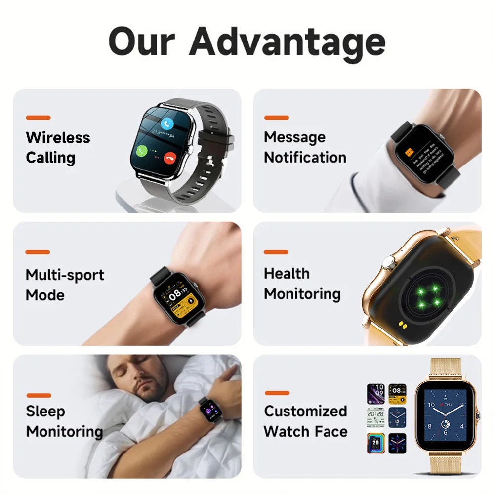 Smart Watch For Android IOS Wa - огляд і ціна Women Fashion Zone
