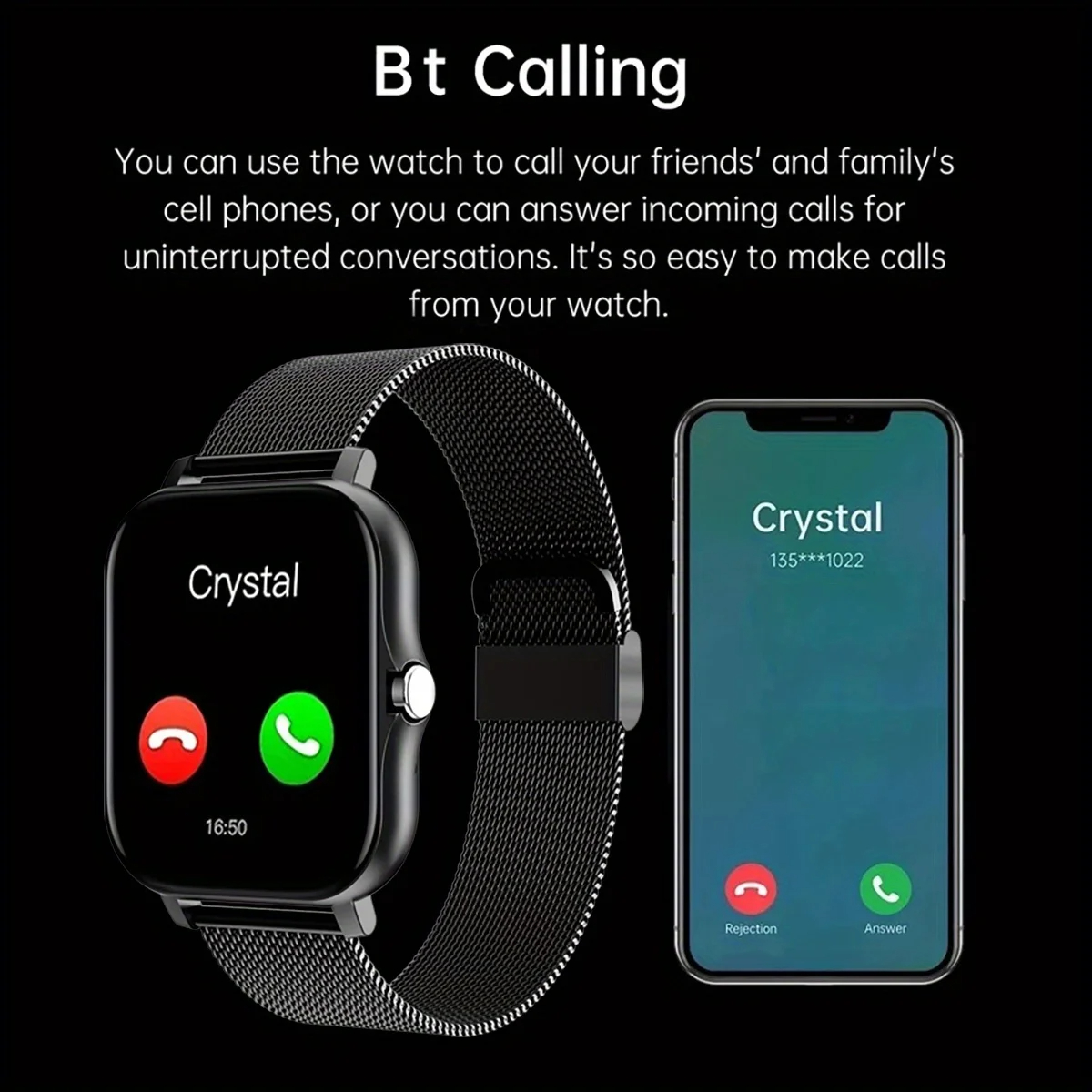 Smart Watch For Android IOS Wa - огляд і ціна Women Fashion Zone