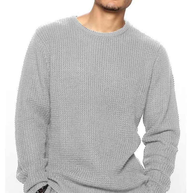 2026 Men Knitted Sweater Sprin - огляд і ціна Ribbed Knit Sweater