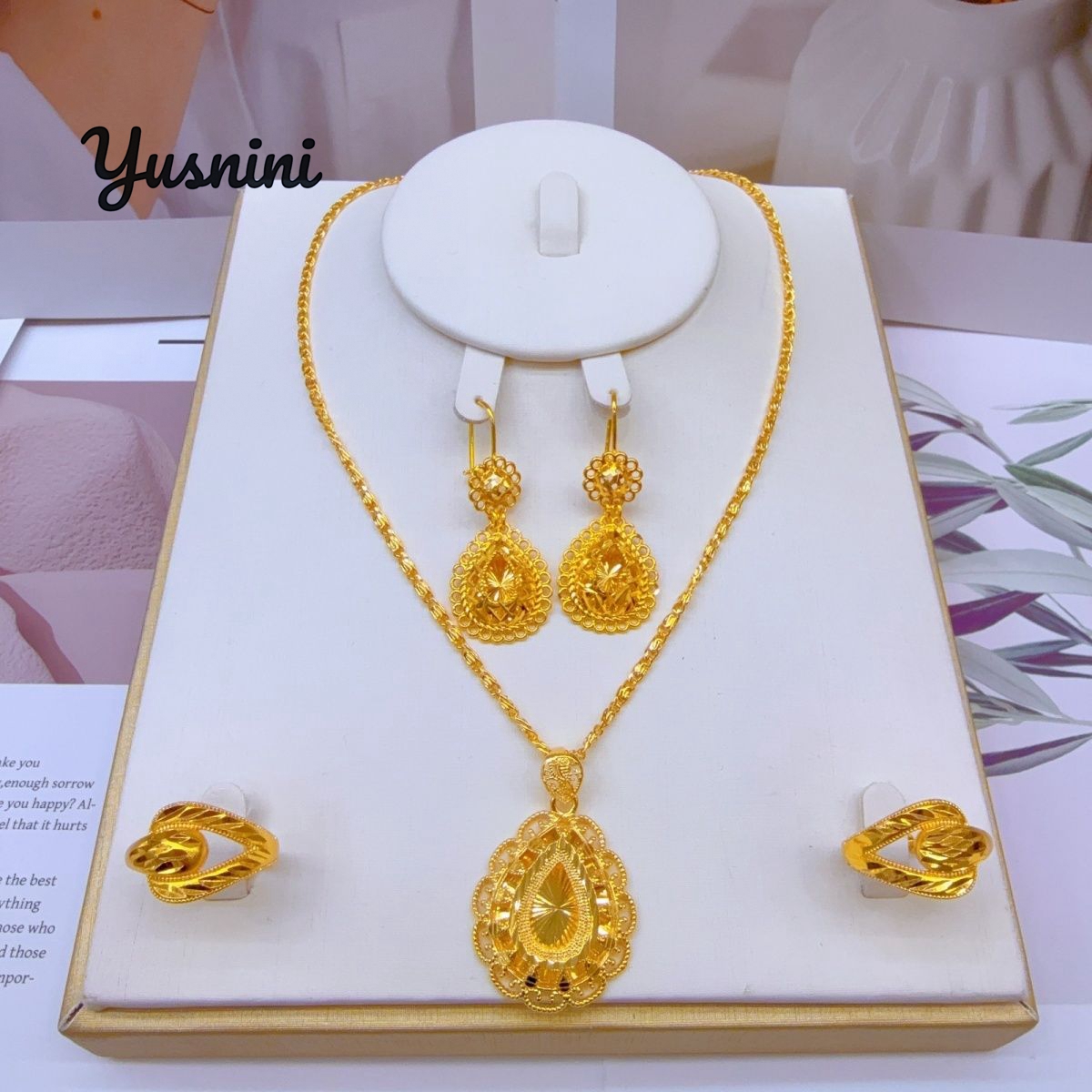 Fashion European Dubai 24K Gol - огляд і ціна Women'S Fashion Rings Gold