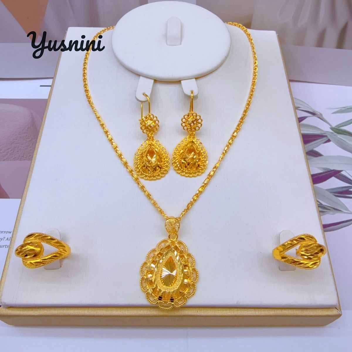 Fashion European Dubai 24K Gol - огляд і ціна Women'S Fashion Rings Gold