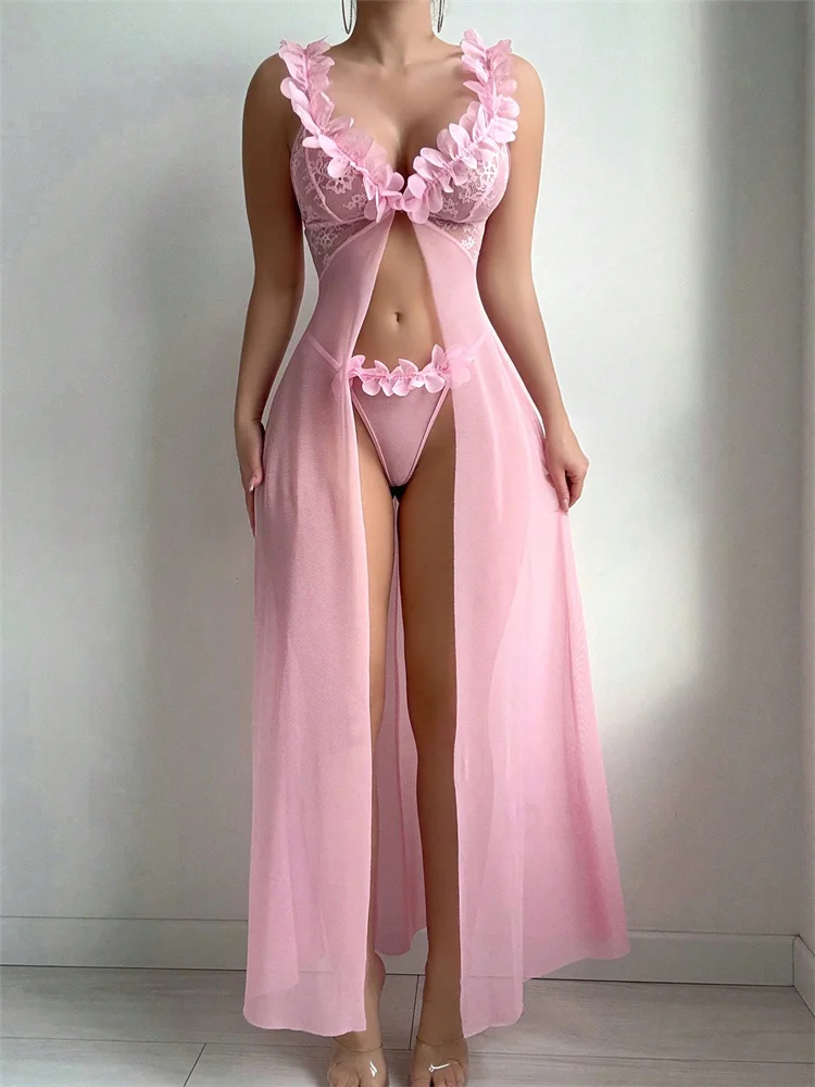 Pink Floral Sexy Nighties Wome - огляд і ціна Floral Summer Dress
