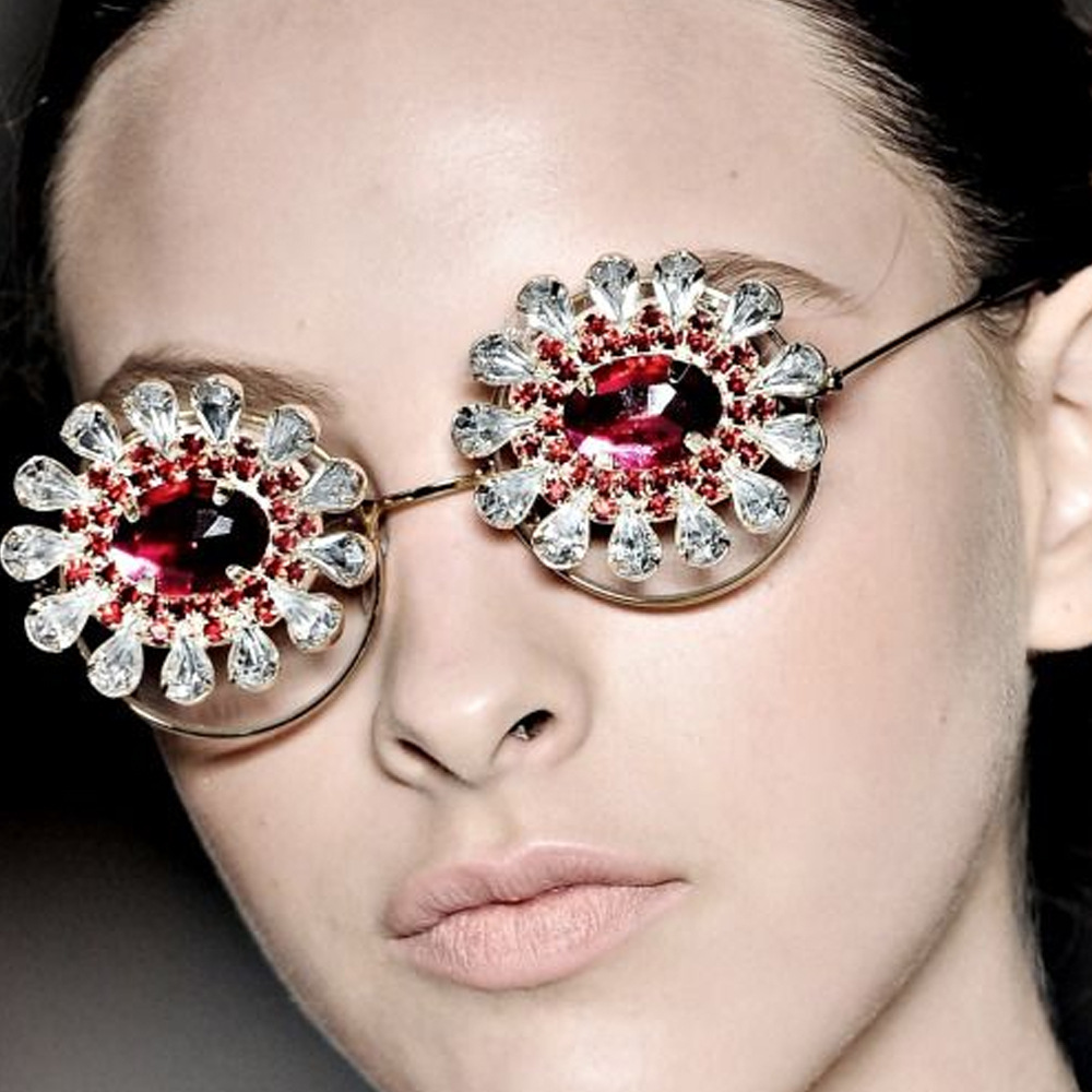 Stonefans Geometric Crystal Ey - огляд і ціна Women'S Fashion Eyeglass Frames