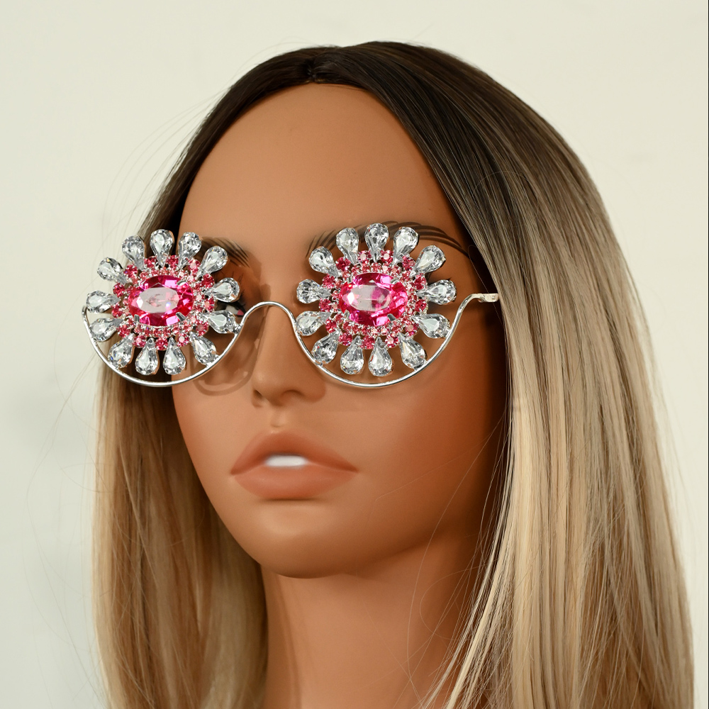 Stonefans Geometric Crystal Ey - огляд і ціна Women'S Fashion Eyeglass Frames