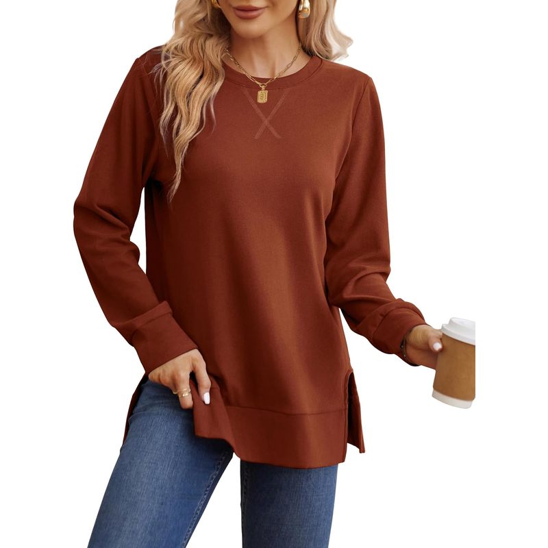 Sweatshirt women Side Split Fa - огляд і ціна Women'S Fashion Trends Fall 2025