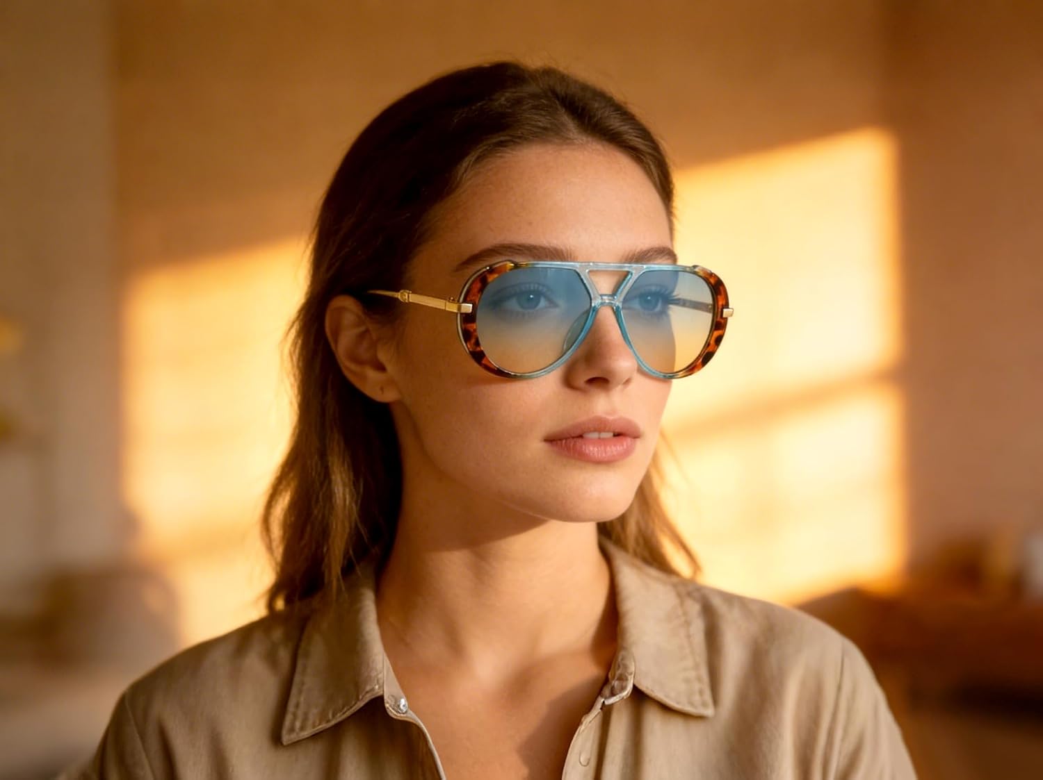 KENBO Retro Gold Aviator Sungl - огляд і ціна Women'S Fashion In The 70S